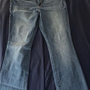 Old Navy Blue Flare Wide Leg Jeans